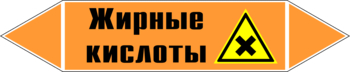 Маркировка трубопровода "жирные кислоты" (k16, пленка, 358х74 мм)" - Маркировка трубопроводов - Маркировки трубопроводов "КИСЛОТА" - ohrana.inoy.org